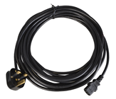 Power Lead IEC -13 Amp Plug - Kettle Style Connector 10M Long 10 Amp Fuse
